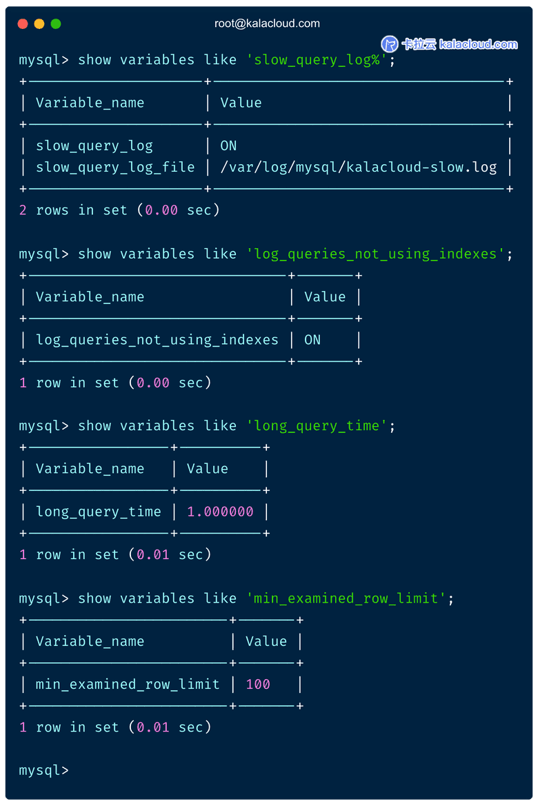 show-variables-like