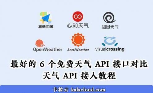 最好的 6 个免费天气 API 接口对比测评