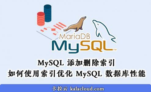 MySQL 添加删除索引及如何使用索引优化 MySQL 数据库性能