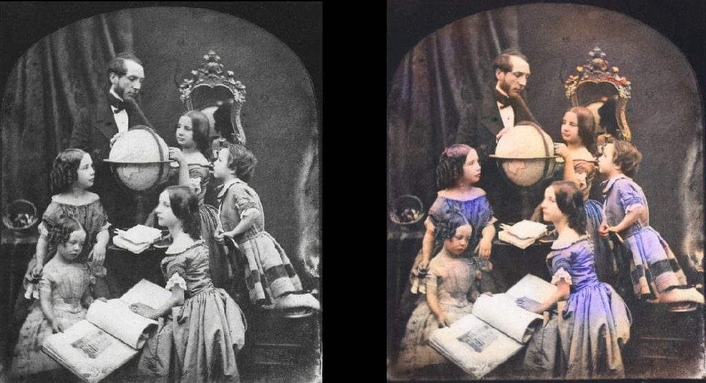 老照片有救了，基于深度学习的自动着色和修复