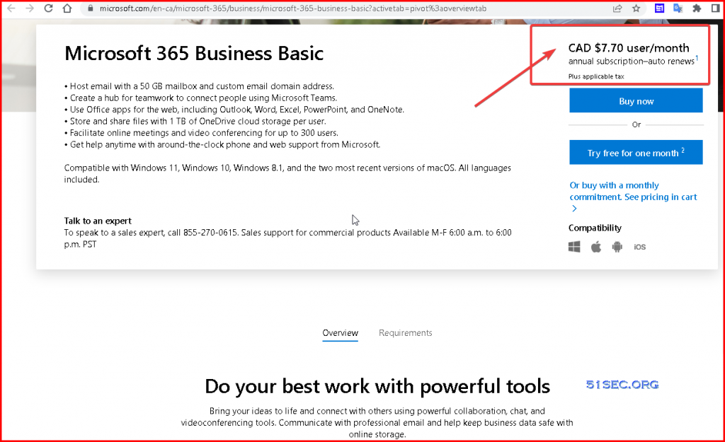 Free Microsoft Deal – 0$ for 10 User Microsoft 365 Business Basic (No Credit Card) 免费Microsoft Deal – 0 $10用户Microsoft 365 Business Basic（无信用卡）