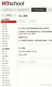 哪个网站可以比较系统的学习SQL？