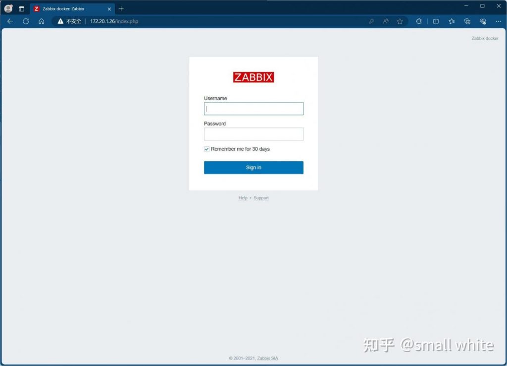 基于docker快速搭建zabbix监控平台