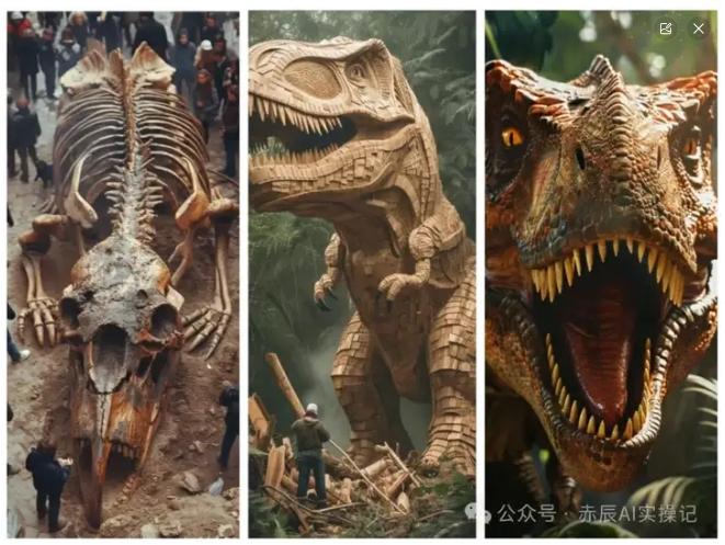 小众玩法,用AI做史前巨兽,在小红书20天赚2400;反差越大越有人喜欢!
