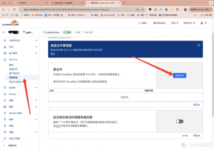 cf接管域名与证书申请