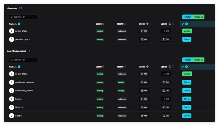 再见watchtower！更好用的docker更新方案—威联通搭建tugtainer
