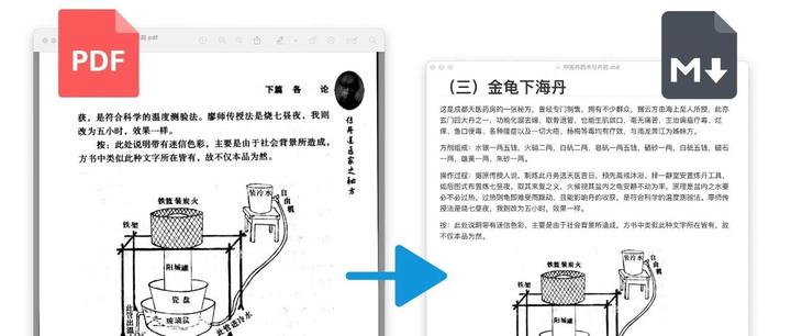 超酷的PDF转换工具！直接支持DeepSeek V3，本地AI精准解析PDF扫描件！